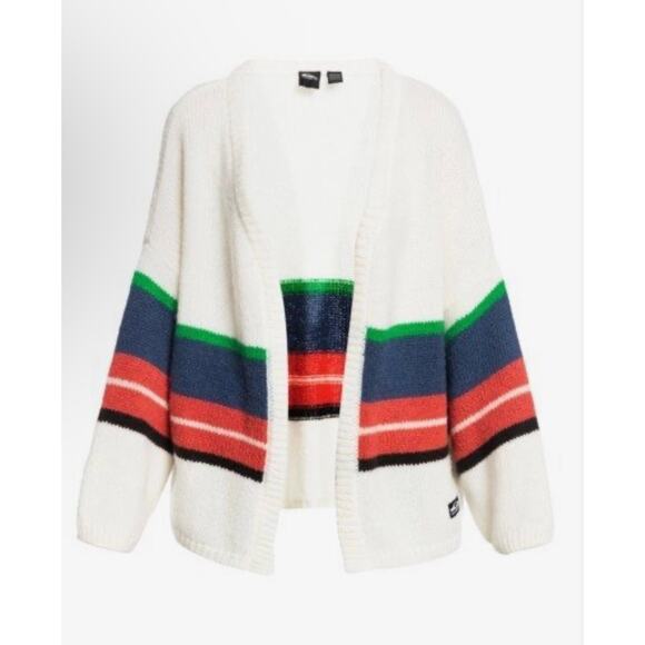 Quiksilver Women's Outer Sunset Cardigan Drop Shoulder sz M - Picture 1 of 7
